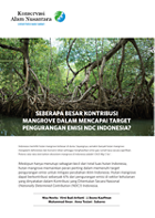 How much do mangroves contribute
to achieving Iindonesia's NDC
emission reduction target?